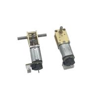 Dual/Single Shaft N20 Gear Moror Reducer Low Speed 4~380RPM Engine Robot DC Metal Motors With Encoder NWPNLXEA(17 to68rpm D shaft)
