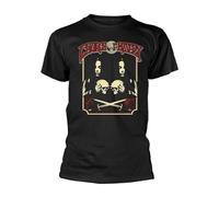 Dual Skull Girl by Church of Misery T-Shirt for Mens Black M