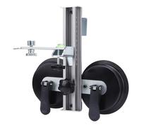 Dual Suction Cup Line Level Stand Aluminum Alloy 360 Degree 40lbs Bearing Beam Line Leveling Support with Bubble Level