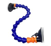Dual Suction Dent Repair Bracket 47cm Flexible | Dual suction cups, strong grip on smooth surfaces, holds reflection boards steady, 47cm reach, plastic metal build