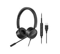 Dual Tech - Micro-casque - sur-oreille - filaire - USB-A, jack 3,5mm