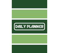 DUAL TONE DAILY PLANNER: Forest Green & Mose Green | 6 x 9 Inch 92 Smooth Pages | For Office, School, College, Travel & Home