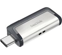 Clé USB SANDISK Ultra Dual - 128Go - USB 3.1/USB-C - Gris