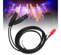 Dual XLR to Dual Plug Adapter Cable 1.5m HiFi Audio Connection