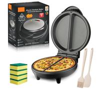 Dual zone electric omelette maker,Nonstick Omelet Maker for 2 Omelettes,Double-Sided Heating with Indicator Lights,Anti-Slip Base & Cool-Touch Handle,Quick & Easy Breakfast Cooker (1PC)