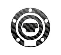 DualColorStampe Autocollant protection bouchon réservoir compatible avec YAMAHA FJR 1300 (2003-2006) carbone moto M0195 (Carbone noir)