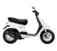 DualColorStampe Autocollants compatibles avec BOOSTER MBK scooter rayures DX-SX accessoires autocollants moto couleur au choix COD.M0348 (blanc brillant)