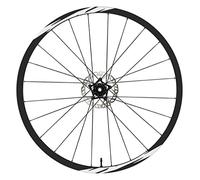 DualColorStampe Autocollants compatibles avec Scott Jantes de vélo 26" - 27,5" - 28-29" pouces - Roue de vélo VTT - Autocollants jantes VTT - 0020 (28-29" pouces, blanc mat)