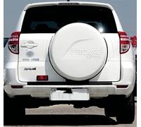 DualColorStampe Autocollants compatibles avec Toyota Rav4 Rav-4 Voiture roue de secours couverture décalcomanies autocollants auto décoration autocollants accessoires EXTREMO COD.0322 (BLANC MAT)
