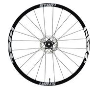 DualColorStampe Autocollants pour jantes 26" - 27,5" - 28-29" pouces pour vélo VTT et vélo de montagne CODE. B0157 (28-29 pouces, Argent 90)