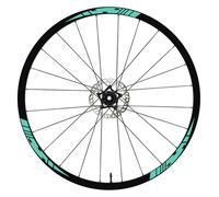 DualColorStampe Autocollants pour jantes de vélo 26" - 27,5" - 28-29" Pouces Roue de vélo VTT Stickers Jantes VTT B0197 (menthe 55, 28-29'' Pouces)