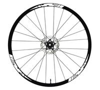 DualColorStampe Autocollants pour jantes de vélo 26" - 27,5" - 28-29" Pouces Roue de vélo VTT Stickers Jantes VTT B0197 (blanc brillant, 28-29'' Pouces)