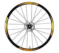 DualColorStampe Autocollants pour jantes de vélo 26" - 27,5" - 28-29" pouces - Roue de vélo VTT - Stickers jantes VTT - B0006 (28-29" pouces, or 91)