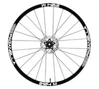 DualColorStampe B0154 (27,5 pouces) - 28 - 29 pouces, roue de vélo, pour VTT et jantes pour VTT, palette, code B0154 (27,5 pouces, blanc brillant)