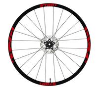 DualColorStampe B0157 (28-29 pouces) - 26"" - 27,5"" - 28-29"" pouces - Roue de vélo VTT - Stickers jantes moto moto - Rouge 31)