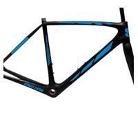 DualColorStampe B0168 Lot de 12 autocollants autocollants pour cadre VTT universel Protection Code B0168 (bleu 53)