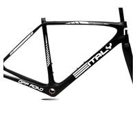 DualColorStampe B0176 Lot de 11 autocollants pour cadre de vélo VTT BDC Universal Protection cadre B0176 (blanc mat)