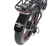 DualColorStampe FAT BIKE FAT BIKE 20'' Roue accessoires Fat bike MTB Stickers garde-boue avant et arrière RELAX - B0109 (Argent 90)