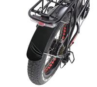 DualColorStampe FAT BIKE FAT BIKE 20'' Roue accessoires Fat bike MTB Stickers garde-boue avant et arrière ALI - B0102 (Noir Mat)