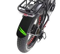DualColorStampe FAT BIKE STICKERS 20'' Roue accessoires Fat bike MTB Stickers garde-boue avant et arrière ALI - Vert Fluorescent