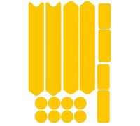 DualColorStampe Kit de 16 autocollants pour vélo de protection décalcomanie universelle, cadre de vélo VTT, VTT, vélo de montagne, course cycle, cross, fat bike Downhill électrique cadre sport vélo