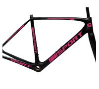 DualColorStampe Lot de 15 autocollants adhésifs pour cadre de vélo, autocollants pour cadre de vélo VTT, protection universelle, code B0169 (fuchsia 41)