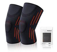 Dualeco Genouillère Sport/Musculation/Football 1 Paire, Antidérapant Genouillere, Respirant Genouillères Ligamentaire Latéral/Rotulienne/Ménisque