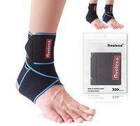 Dualeco Réglable Chevillere, Attelle Cheville Sport/Football/Running, Chevilliere De Maintien Ligamentaire, Strapping Chevillère pour l'articulation de la cheville Homme/Femme, Protege Cheville