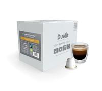 Dualit Capsules de café compostables compatibles avec Nespresso® pour la maison colombienne | 50 portions - 5 x 10 dosettes de café écologiques d'origine unique - Capsules 100 % compostables pour la
