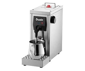 Dualit Cino - Steamer à lait - 850 ml - Acier inoxydable brossé avec finition argentée - Portable et compact