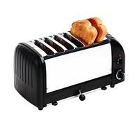 Grille Pain Professionnel Inox Finition Noire 6 Tranches Dualit Noir G