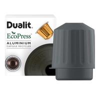 DUALIT EcoPress - Recyclage Capsules de Café - Recycleur de Capsules en Aluminium - Outil Premium Ecologique Compatible* avec Capsules Nespresso et Café Moulu