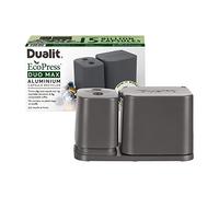DUALIT EcoPress™ Duo Max Outil de Recyclage de Capsules de Café en Aluminium Recycleur Compatible Nespresso®* - Outil Écologique de Qualité pour Capsules Nespresso® & Marc de Café