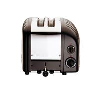 DUALIT Grille-pain 2 tranches Noir Mat & Inox - Classic - 27035