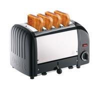 GRILLE PAIN DUALIT CLASSIC VARIO 4 Fentes Noir Mat NOIR G