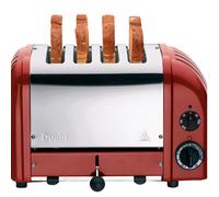 Dualit Grille-pain 4 tranches NewGen Selector - Double bagel - Rouge