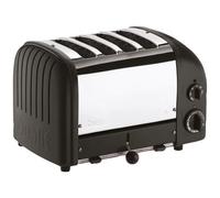 DUALIT Grille-pain 4 tranches Noir & Inox - Classic NewGen - 47035