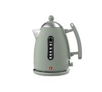 Dualit Lite Bouilloire 1,5 l en acier inoxydable avec bec anti-goutte | Sauge, pour thé, café et plats instantanés, compact, élément chauffant économe en énergie, 22 x 17 x 26 cm