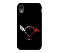 Dualité des Ailes célestes et infernales en Harmonie Coque pour iPhone XR