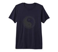 Dualité Yin et Yang T-Shirt Haut de Gamme