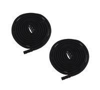 Dualoai 2 Pièces Cordon de Serrage Corde pour Pantalon Sac à Dos Jean avec Embouts Métal Polyester Résistant Adapté à Homme Femme Sports Quotidien, E, 130cm