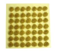 Dualoai 3 Pièces Miniature Herbe Touffes Petites Herbes Modèle Décor Accessoire Matériau Pp Convient à Collection Table Modélisme Chemin de Fer, 1 Pc