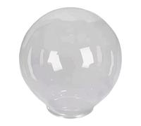 Dualoai Abat-Jour Sphérique en Acrylique, Globe de Lampe Extérieur Transparent, pour Remplacement Lampadaire Sphère Décorative, pour Lampe Colonne Extérieure Lustre Applique Murale, Diamètre 30cm