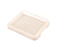 Dualoai Boîte à litière de Lapin Traineur en Pot Small Animal Litter Tray Toilet pour Animaux de Compagnie pour cobayes, Blanc