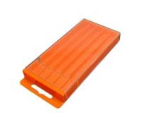 Dualoai Boîte de Rangement pour Embouts, Mallette Vide pour équipement D'atelier, Organiseur Professionnel pour Forets Hélicoïdaux, Garage, Voiture, 17.4cmx8.6cmx1.99cm