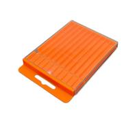 Dualoai Boîte de Rangement pour Embouts, Mallette Vide pour équipement D'atelier, Organiseur Professionnel pour Forets Hélicoïdaux, Garage, Voiture, 12.7cmx10.1cmx1.38cm