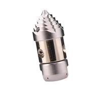 Dualoai Buse à Jet d'égout Buse d'égout 3/8 Pouces BSP Pipeline Dragage Lavage Tuyau Débouchage Adaptateur de connecteur en Acier Inoxydable, 30l