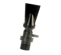 Dualoai Buse Plate pour Aquarium, pour Tuyau de Sortie et de Retour d'eau, Longueur 90mm