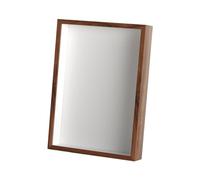 Dualoai Cadre Photo Cadre Mémoire Rectangle Bois Profond Boîte à Ombre avec Verre Adapté Présentation Fleurs Séchées Récompenses Décoration Maison Espace Arti, 7 Pouces