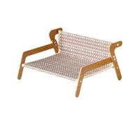 Dualoai Chaise Longue pour Chat Canapé Griffoir Lit pour Chaton Meuble pour Animal de Compagnie avec Un Design Élégant Convenable pour La et La Décorat, Tapis D'été